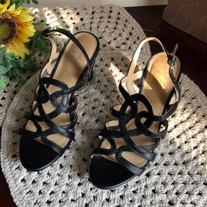 Naturalizer Black Strappy Sandals